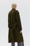 Sadie Single Breasted  Wool Coat | Forest