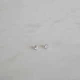 She Shell Studs | Silver