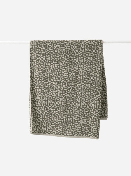 Forget Me Not Cotton Hand Towel | Ivy/Oat