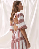 The Amalia Dress | Mala Stripe