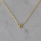Little Letter Necklace |14kt Gold Plated