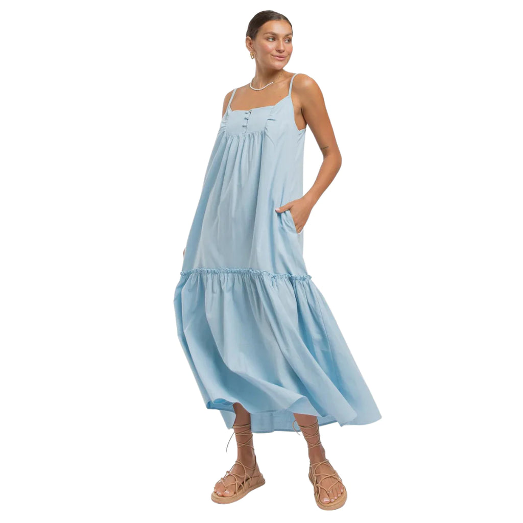 Napoli Maxi Dress | Blue