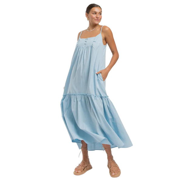 Napoli Maxi Dress | Blue